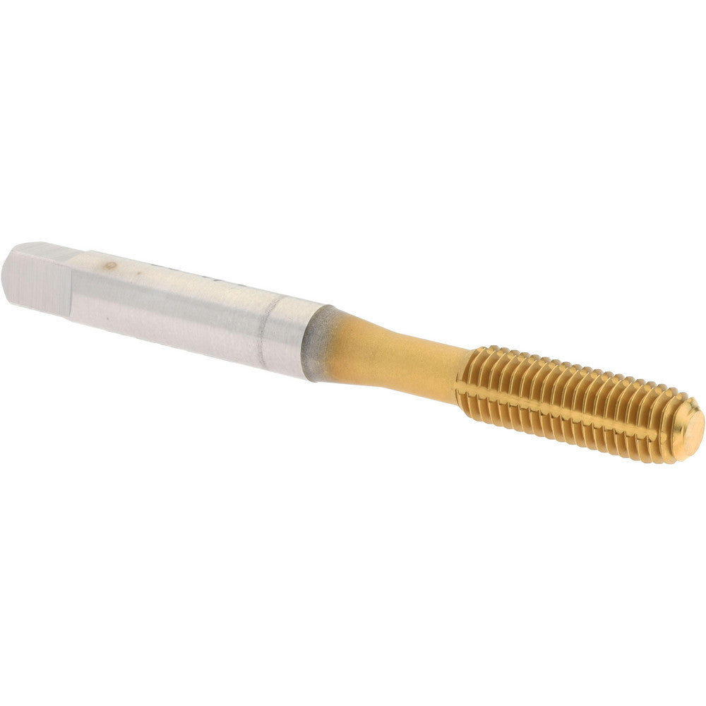 Hertel K010374AS25 Thread Forming Tap 1/4-28 UNF, 2B Class of Fit, Bottoming Chamfer, High-Speed Steel, Titanium Nitride Finish
