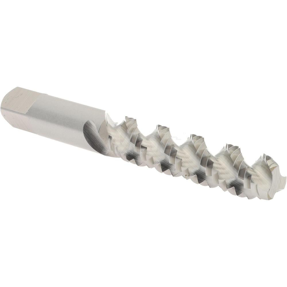 Hertel K008450AS Spiral Flute Tap 3/8-16, UNC, 3 Flute, Bottoming Chamfer, 3B Class of Fit, High-Speed Steel, Bright/Uncoated Finish