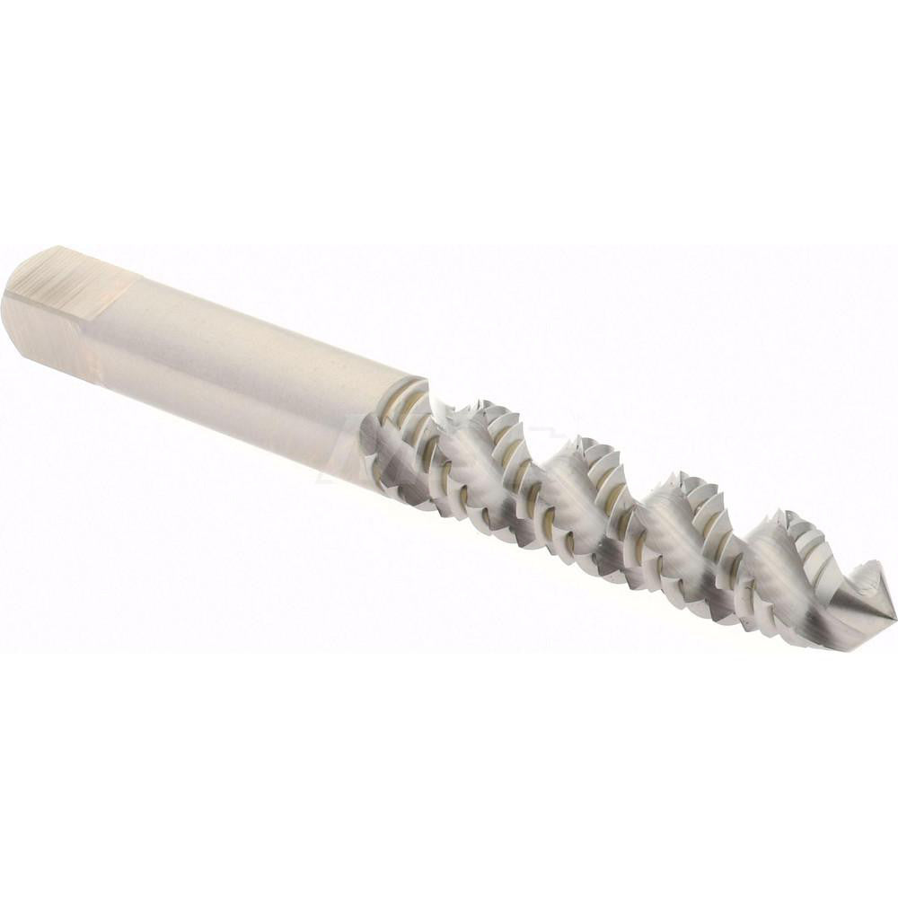 Hertel K008400AS Spiral Flute Tap 5/16-18, UNC, 3 Flute, Plug Chamfer, 3B Class of Fit, High-Speed Steel, Bright/Uncoated Finish