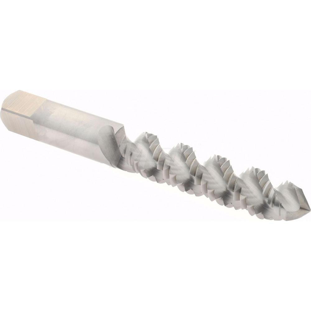 Hertel K008449AS Spiral Flute Tap 3/8-16, UNC, 3 Flute, Plug Chamfer, 3B Class of Fit, High-Speed Steel, Bright/Uncoated Finish