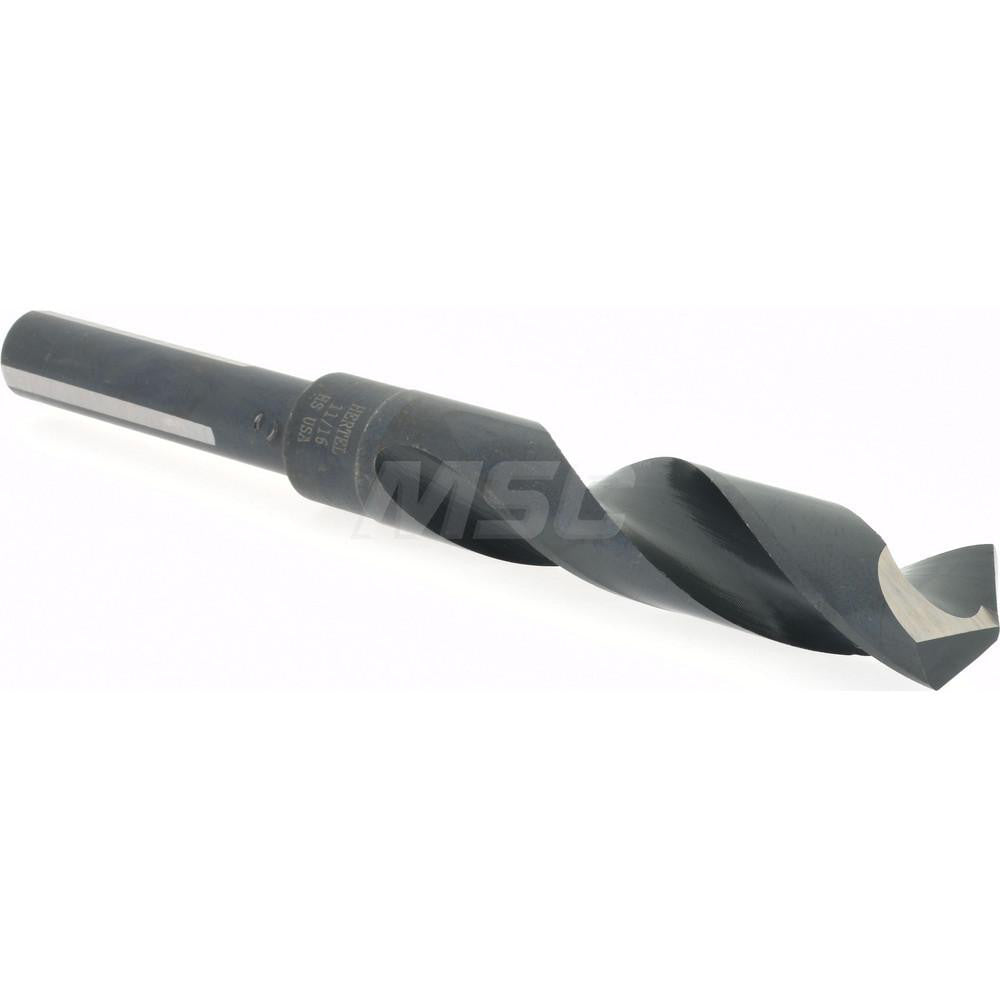 Hertel 77428704 Reduced Shank Drill Bit 11/16'' Dia, 1/2'' Shank Dia, 118 °, High Speed Steel