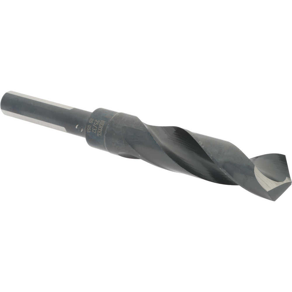 Hertel 77428761 Reduced Shank Drill Bit 25/32'' Dia, 1/2'' Shank Dia, 118 °, High Speed Steel