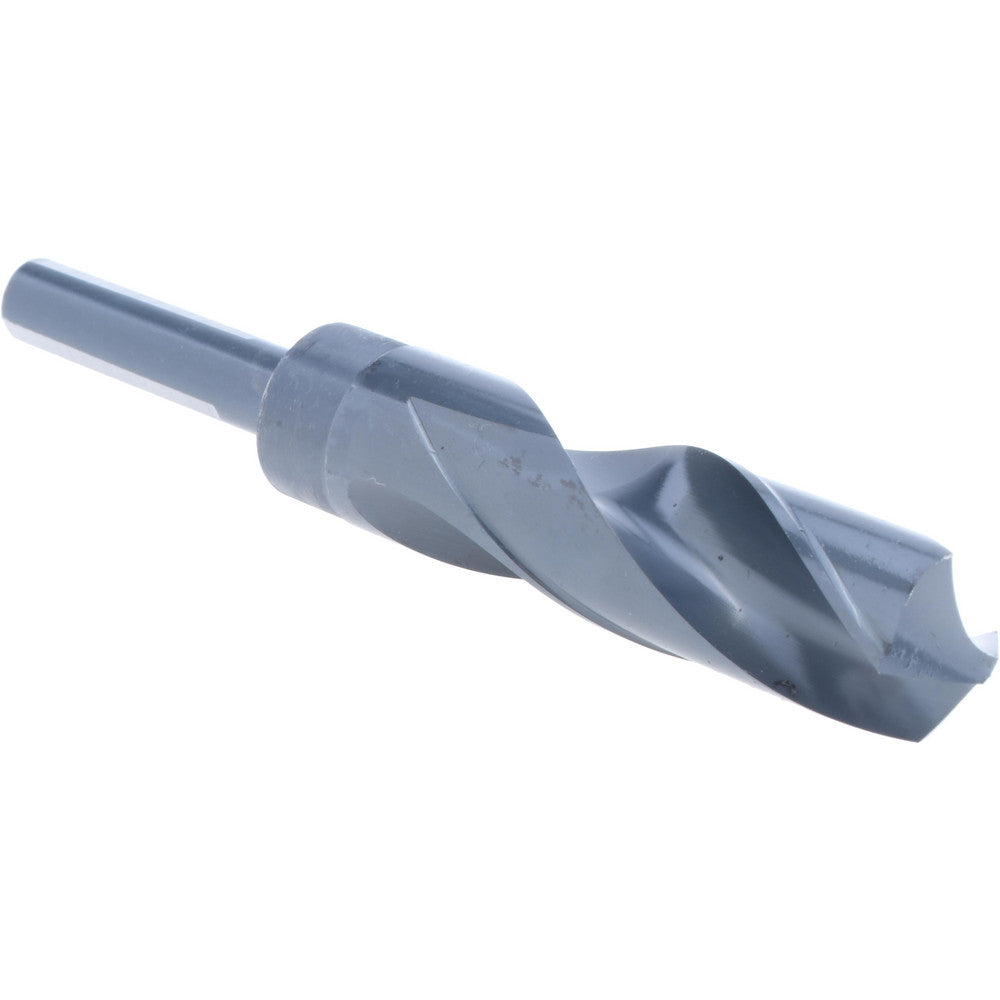 Hertel 77428894 Reduced Shank Drill Bit 63/64'' Dia, 1/2'' Shank Dia, 118 °, High Speed Steel