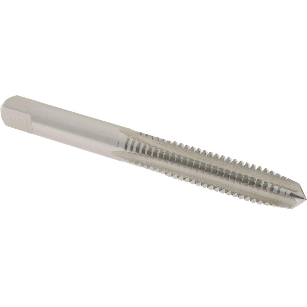 Hertel K008329AS Straight Flute Tap 1/4-20 UNC, 4 Flute, Plug Chamfer, High-Speed Steel, Bright/Uncoated Finish