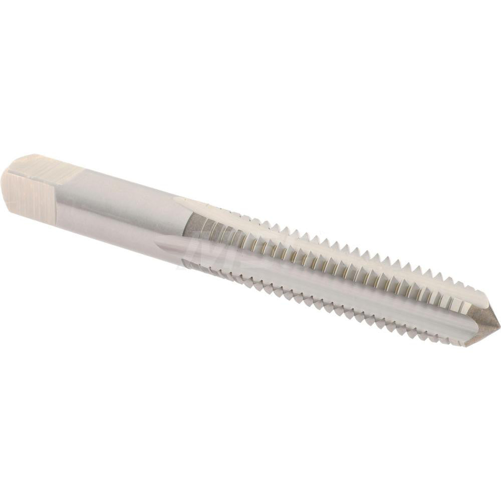 Hertel K008440AS Straight Flute Tap 3/8-16 UNC, 4 Flute, Plug Chamfer, High-Speed Steel, Bright/Uncoated Finish