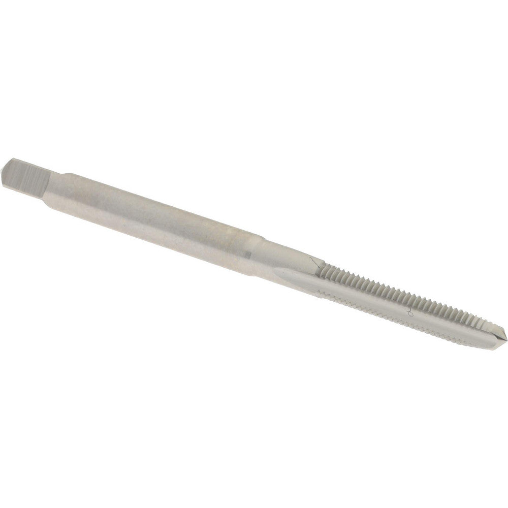 Hertel K027721AS Straight Flute Tap M3x0.5 Metric Coarse, 3 Flute, Plug Chamfer, 6H Class of Fit, High-Speed Steel, Bright/Uncoated Finish