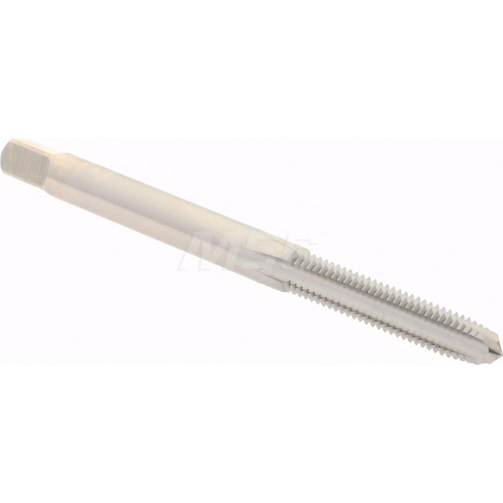 Hertel K027733AS Straight Flute Tap M4.5x0.75 Metric Coarse, 4 Flute, Plug Chamfer, High-Speed Steel, Bright/Uncoated Finish
