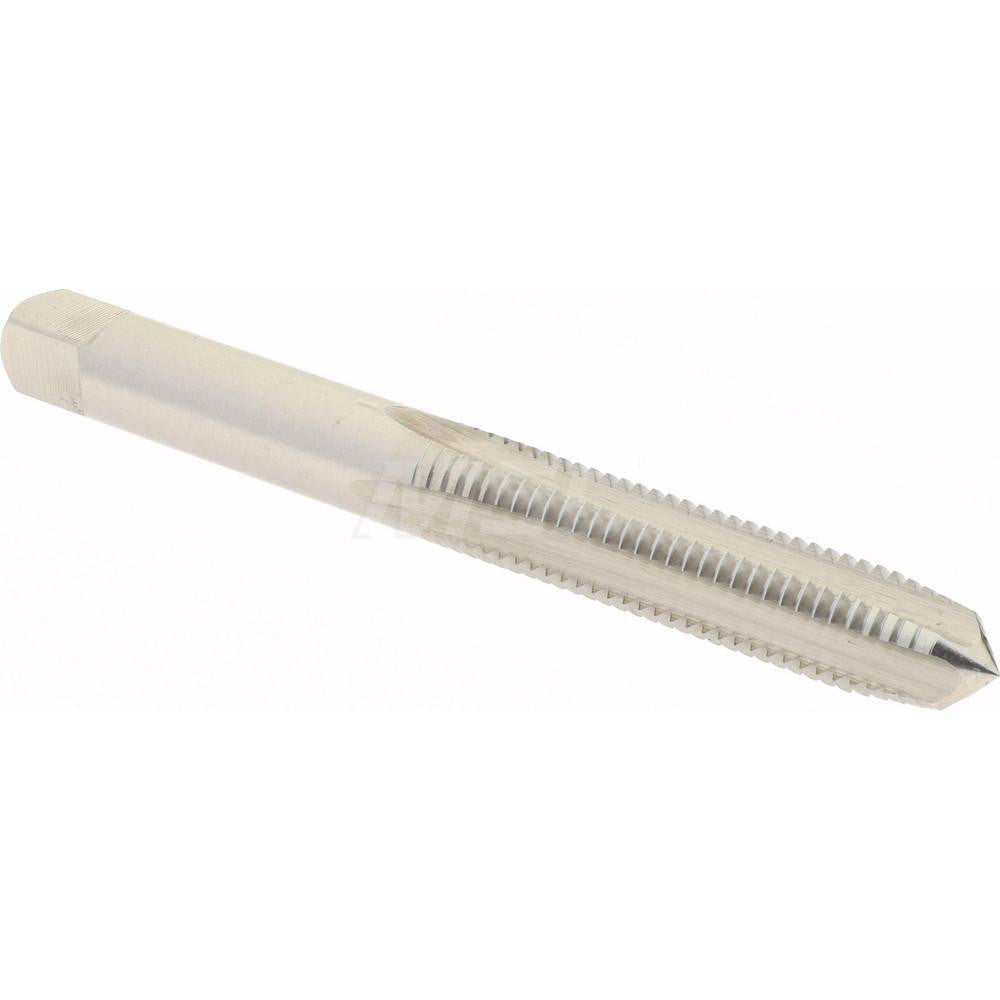 Hertel K090946AS Straight Flute Tap M6.3x1 Metric Coarse, 4 Flute, Plug Chamfer, High-Speed Steel, Bright/Uncoated Finish