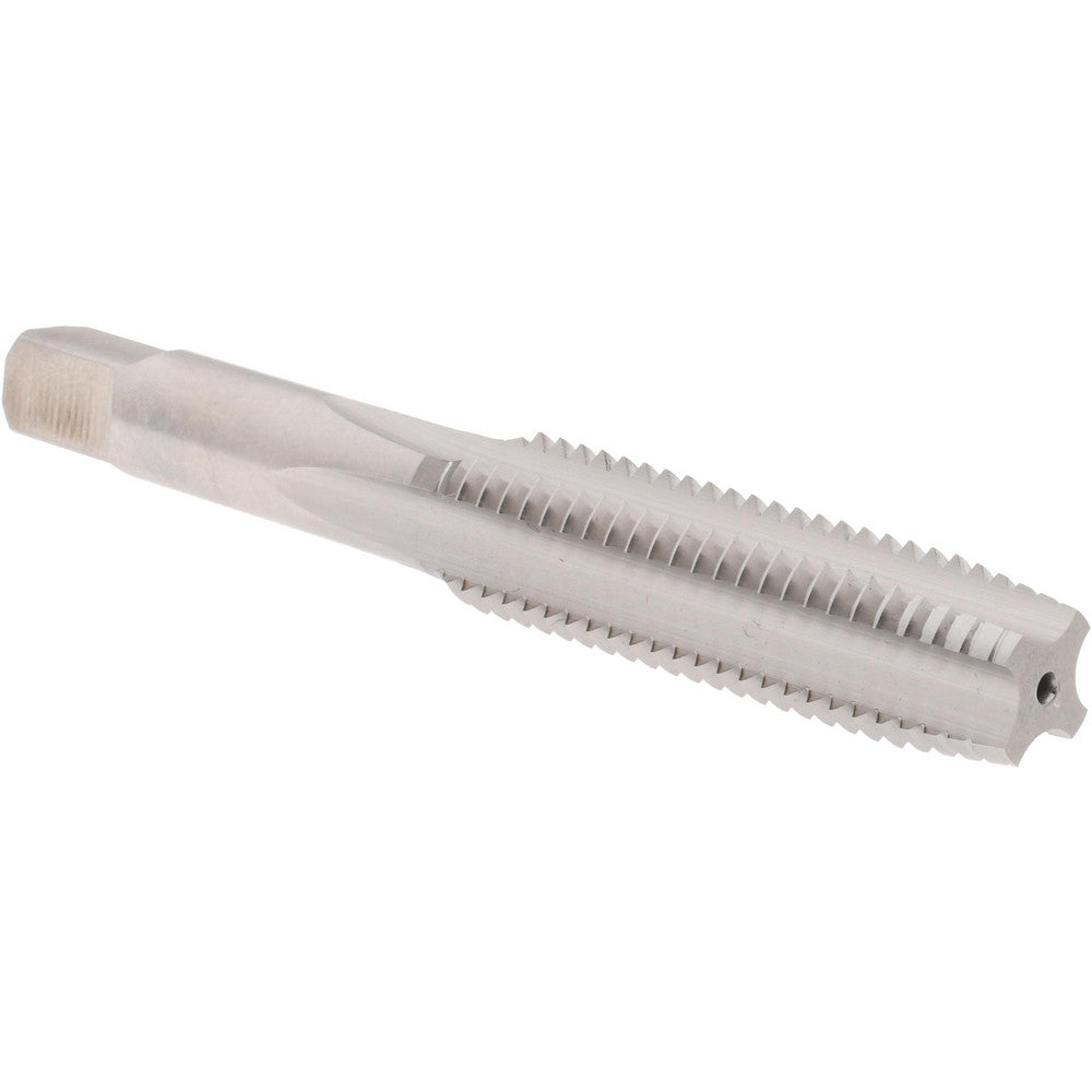 Hertel K027765AS Straight Flute Tap M12x1.75 Metric Coarse, 4 Flute, Plug Chamfer, 6H Class of Fit, High-Speed Steel, Bright/Uncoated Finish