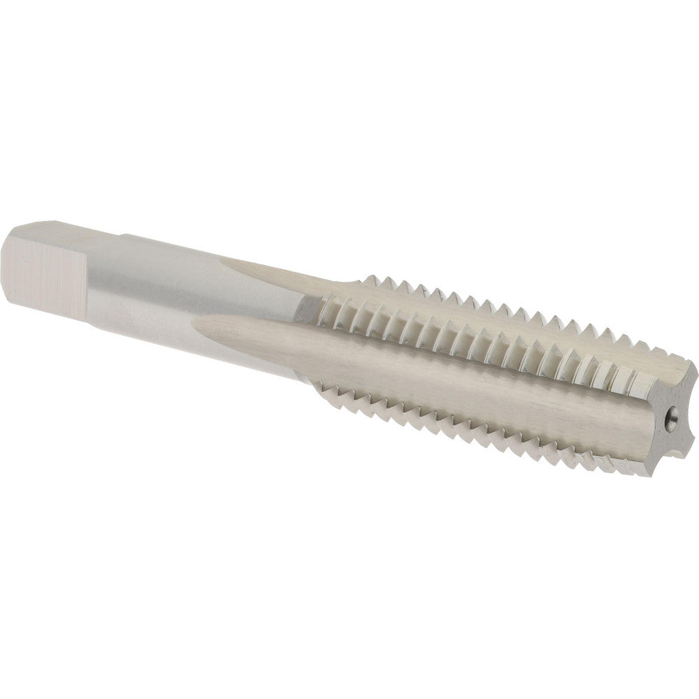 Hertel K027789AS Straight Flute Tap M18x2.5 Metric Coarse, 4 Flute, Plug Chamfer, High-Speed Steel, Bright/Uncoated Finish