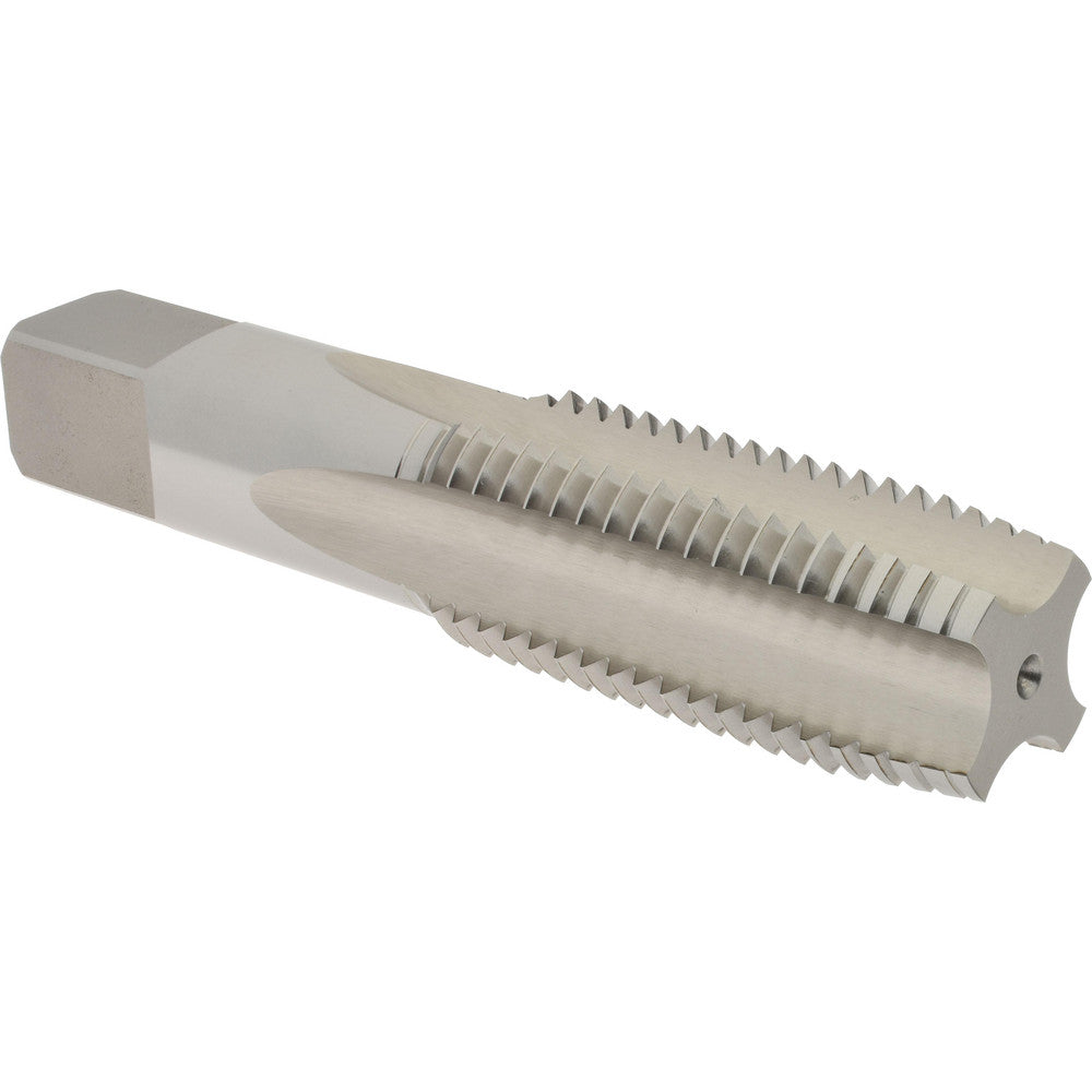 Hertel K027821AS Straight Flute Tap M30x3.5 Metric Coarse, 4 Flute, Plug Chamfer, 6H Class of Fit, High-Speed Steel, Bright/Uncoated Finish