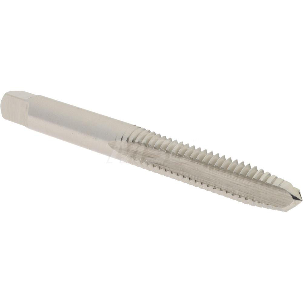 Hertel K008328AS Straight Flute Tap 1/4-20 UNC, 3 Flute, Plug Chamfer, 2B Class of Fit, High-Speed Steel, Bright/Uncoated Finish