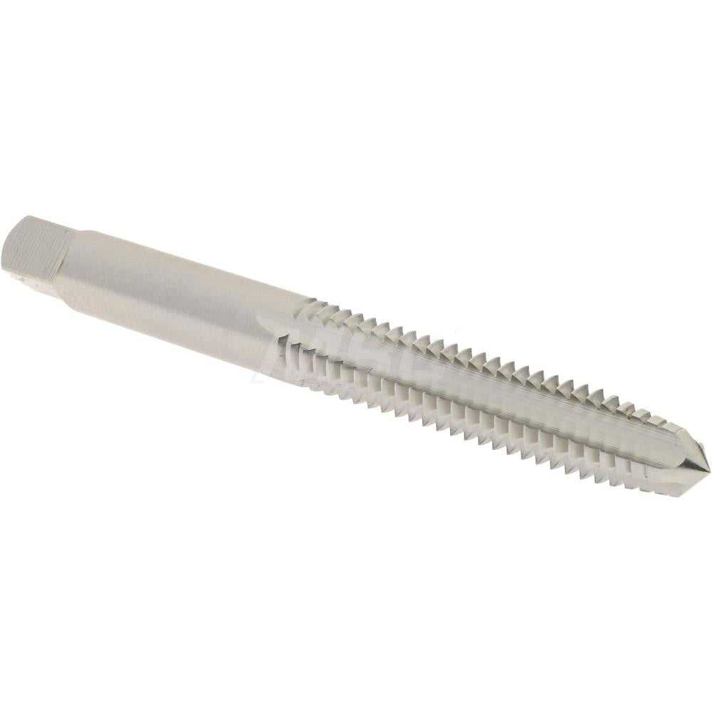 Hertel K008326AS Straight Flute Tap 1/4-20 UNC, 4 Flute, Plug Chamfer, 2B Class of Fit, High-Speed Steel, Bright/Uncoated Finish
