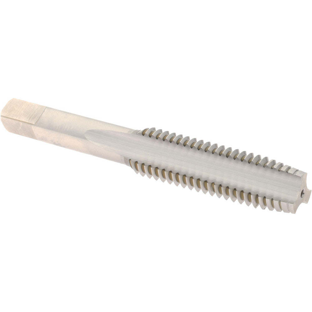 Hertel K008510AS Straight Flute Tap 1/2-13 UNC, 3 Flute, Plug Chamfer, 3B Class of Fit, High-Speed Steel, Bright/Uncoated Finish