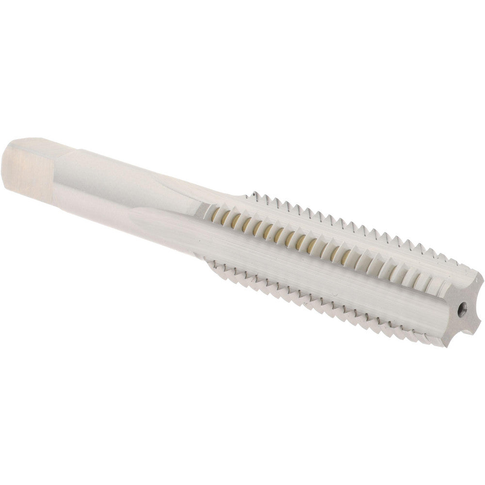 Hertel K008545AS Straight Flute Tap 9/16-12 UNC, 4 Flute, Plug Chamfer, High-Speed Steel, Bright/Uncoated Finish