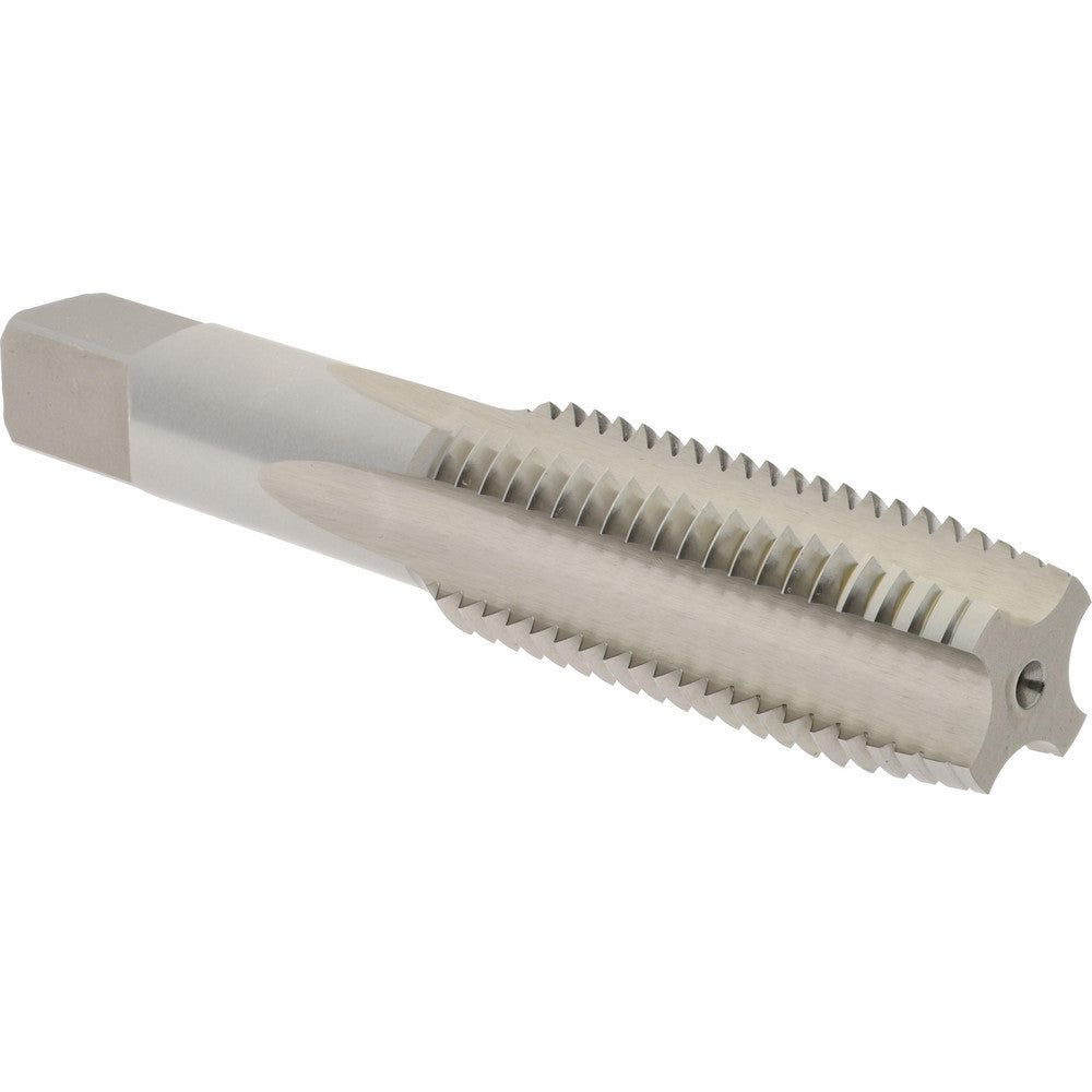 Hertel K008616AS Straight Flute Tap 7/8-9 UNC, 4 Flute, Plug Chamfer, 3B Class of Fit, High-Speed Steel, Bright/Uncoated Finish