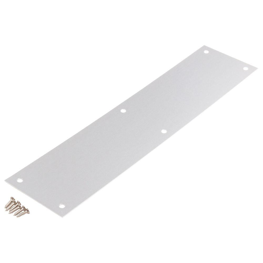 National Hardware N270-504 3-1/2" Wide x 15" OAL Aluminum Push Plate