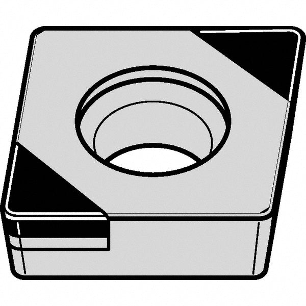 Kennametal 5330135 Turning Insert CCGW32.51S04.15MT, Polycrystalline Cubic Boron Nitride