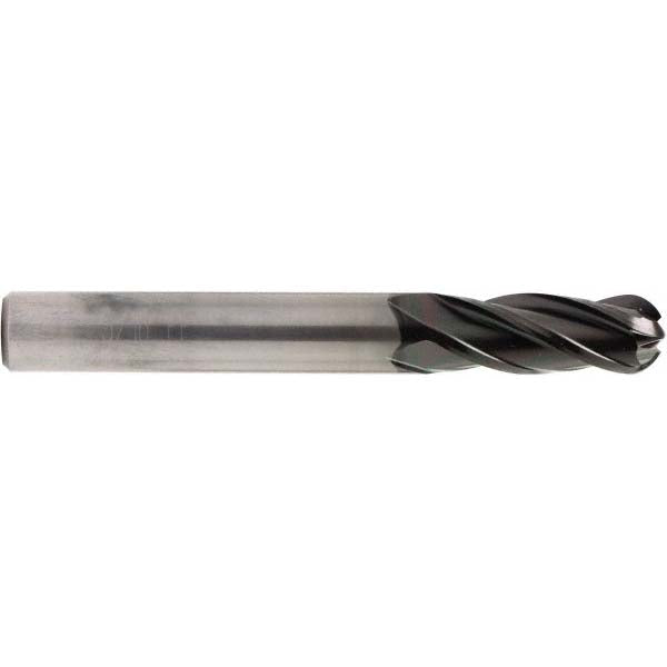 OSG 70300916 Ball End Mill 3/16" Dia, 3/4" LOC, 4 Flute, Solid Carbide