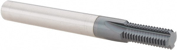 Scientific Cutting Tools, Inc. TM345-20A Straight Flute Thread Mill 7/16-20, Internal, 4 Flutes, 3/8" Shank Dia, Solid Carbide