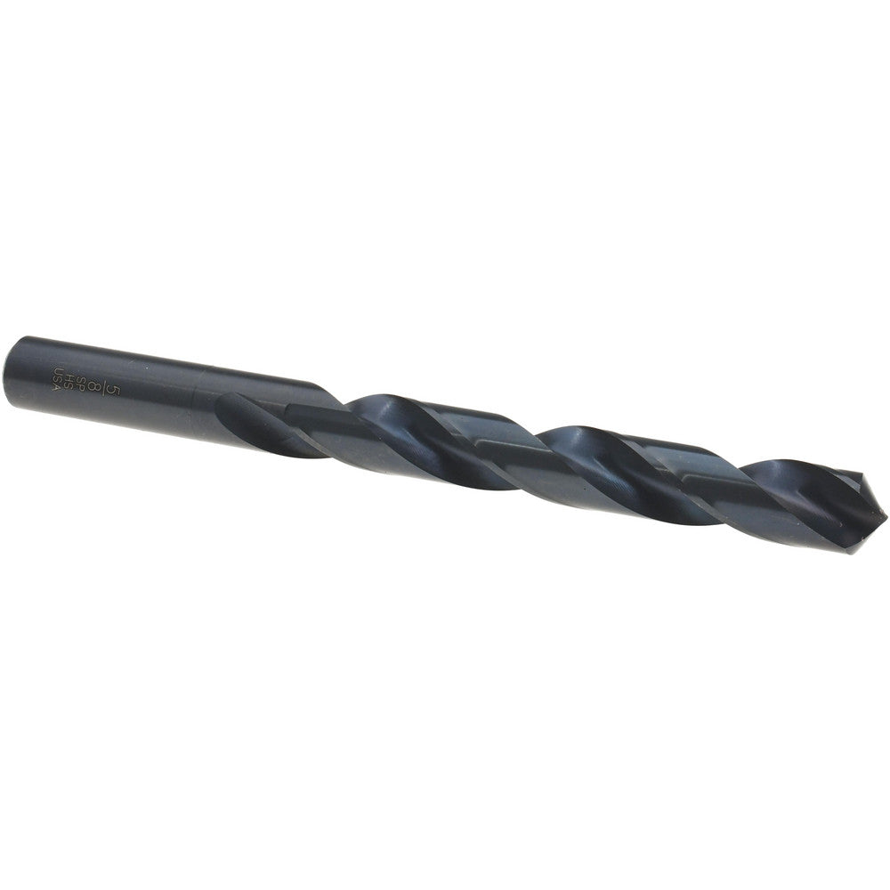 Titan USA CD40040 Jobber Drill 5/8" Dia, 118 deg Point, High Speed Steel