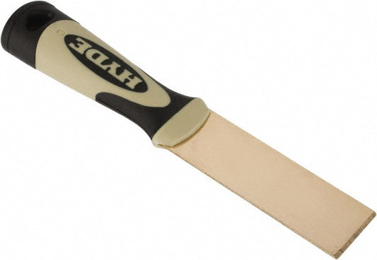 Hyde Tools 06081 Putty Knife Brass, 1-1/4" Wide