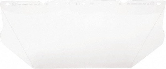 MSA 10115836 Face Shield Windows & Screens Replacement Window, Clear, 8" High, 0.04" Thick