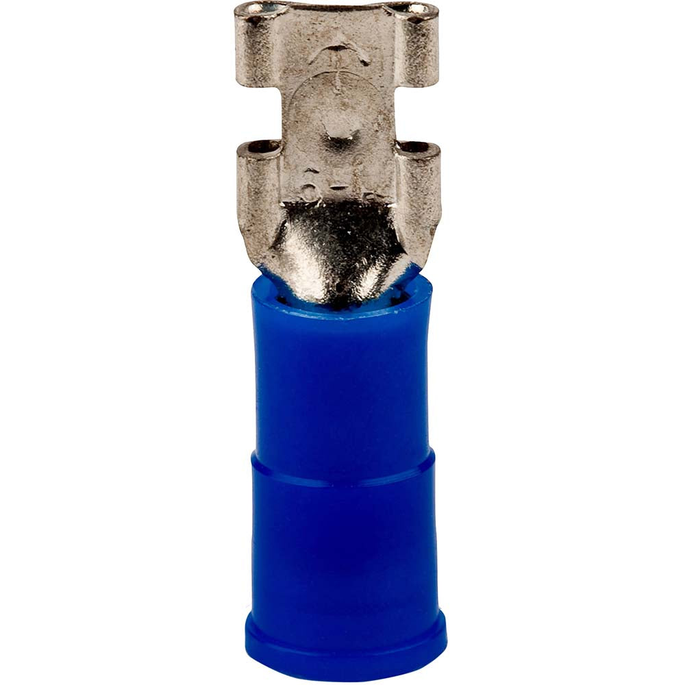 3M 7010349260 Wire Disconnect Female, Blue, Vinyl, 16-14 AWG, 1/4" Tab Width
