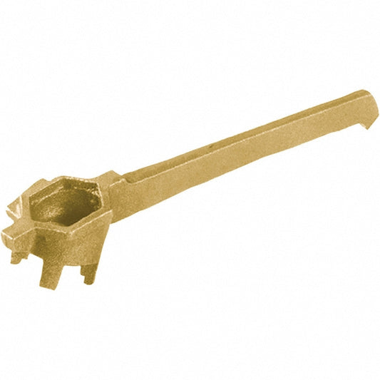 Wesco Industrial Products 272016 Drum & Tank Accessories Accessory Type Bung Nut Socket  For Use With 30 Gallon & 55 Gallon Drums  Material Bronze  Height (Inch) 3-1/4  Overall Length (Inch) 12  Width (Inch) 2-1/2