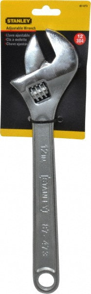 Stanley 87-473 Adjustable Wrench 12" OAL, 1-1/2" Jaw Capacity