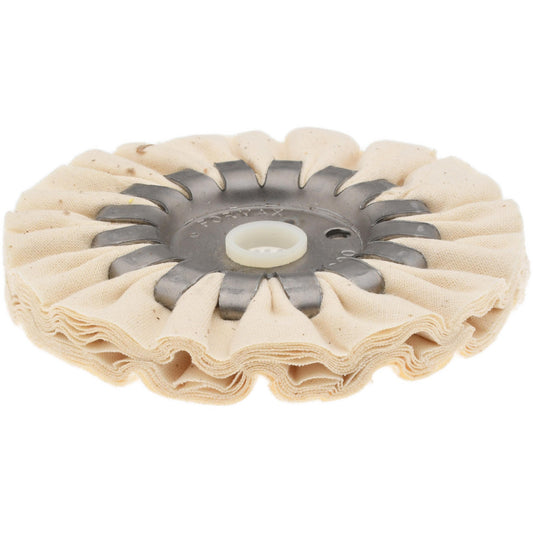 Formax Mfg 515-162 Unmounted Bias Buffing Wheel 4" Dia, 1/2" Thick, 1/2" Arbor Hole Dia