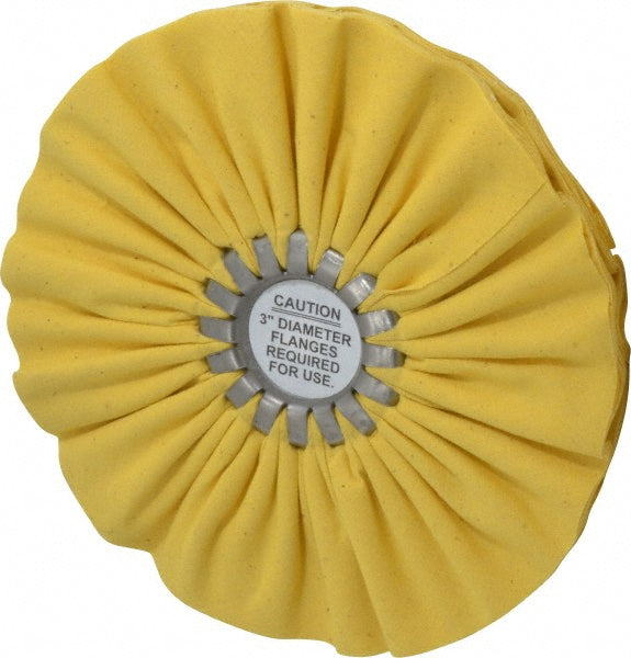 FORMAX MFG 515-7214 Unmounted Bias Buffing Wheel 8" Dia, 1/2" Thick, 5/8" Arbor Hole Dia