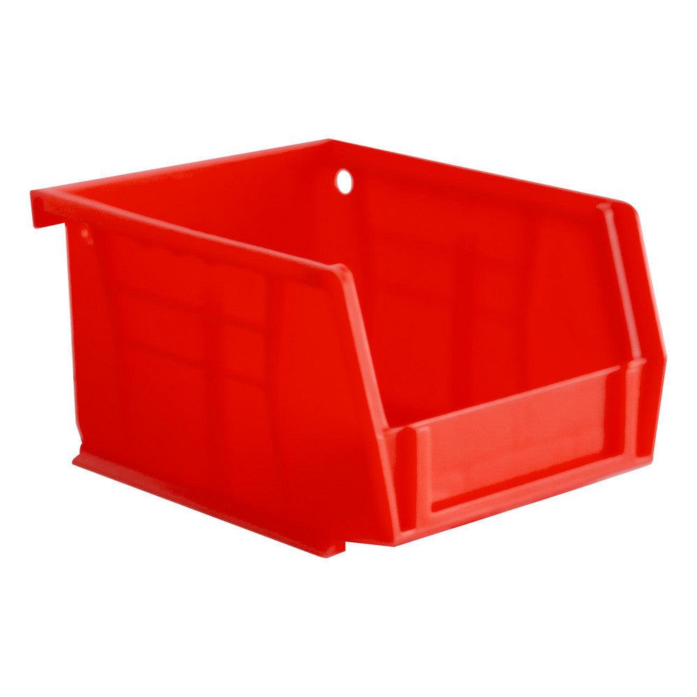 Durham PB30210-17 Plastic Hang & Stack Bin Red