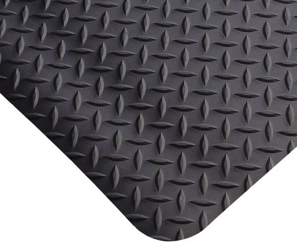 PRO-SAFE 3956709003X4 Anti-Fatigue Mat 4' Long, 3' Wide, 1 Thick, Vinyl, Beveled Edges, Heavy-Duty