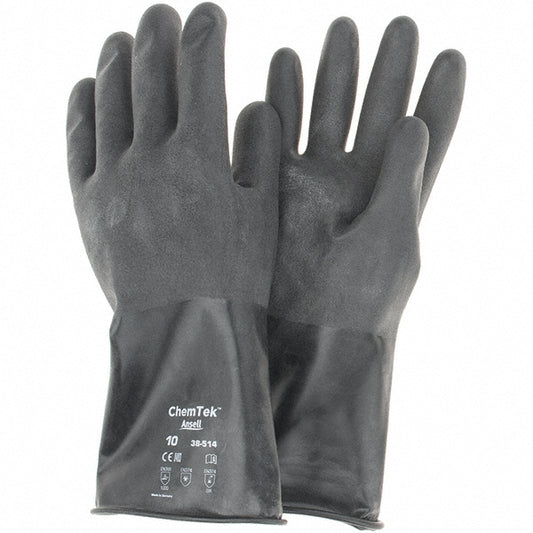 Ansell 38514100 Chemical Resistant Gloves AlphaTEC™ 38-514, 14.00 mil, Unsupported