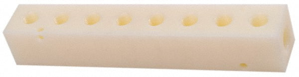 Dynamic Machining NN08M150 Manifold 1/2" Inlet, 3/8" Outlet, 2 Inlet Ports, 8 Outlet Ports, 8.75" OAL, 1.5" OAW, 1-1/2" OAH