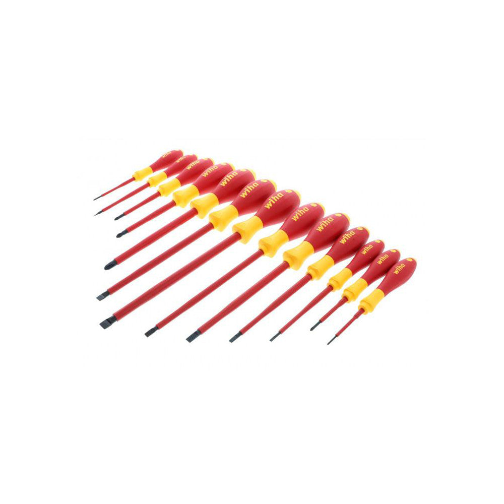 Wiha 32094 Screwdriver Set 13 Pc, Insulated Slotted & Phillips