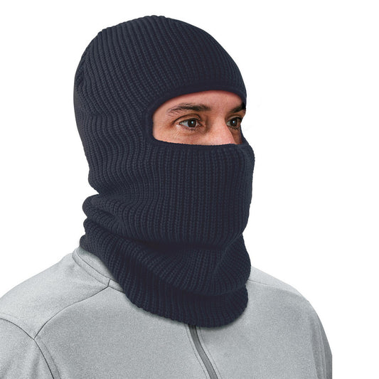 Ergodyne 16967 Hard Hat Winter Liners Liner Type Winter Liner  Liner Length Regular  Color Navy  Material Acrylic  Coverage Face  Flame Resistant No