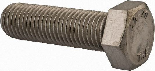 Value Collection HC3X16055-010BX Hex Head Cap Screw M16 x 2.00 x 55 mm, Grade 18-8 & Austenitic Grade A2 Stainless Steel, Uncoated