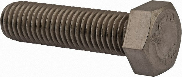 Value Collection HC3X18065-010BX Hex Head Cap Screw M18 x 2.50 x 65 mm, Grade 18-8 & Austenitic Grade A2 Stainless Steel, Uncoated