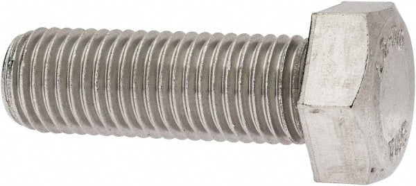 Value Collection 217429 Hex Head Cap Screw M20x2.5, 60.00 mm Length Under Head, Grade 18-8 & Austenitic Grade A2 Stainless Steel, Bright/Uncoated Finish