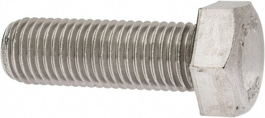 Value Collection 217429 Hex Head Cap Screw M20x2.5, 60.00 mm Length Under Head, Grade 18-8 & Austenitic Grade A2 Stainless Steel, Bright/Uncoated Finish