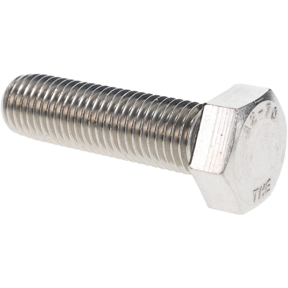 Value Collection 217431 Hex Head Cap Screw M20x2.5, 70.00 mm Length Under Head, Grade 18-8 & Austenitic Grade A2 Stainless Steel, Bright/Uncoated Finish