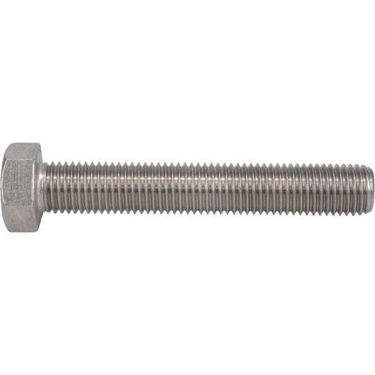 Value Collection HC3X24150 Hex Head Cap Screw M24x3, 150.00 mm Length Under Head, Grade 18-8 & Austenitic Grade A2 Stainless Steel, Bright/Uncoated Finish