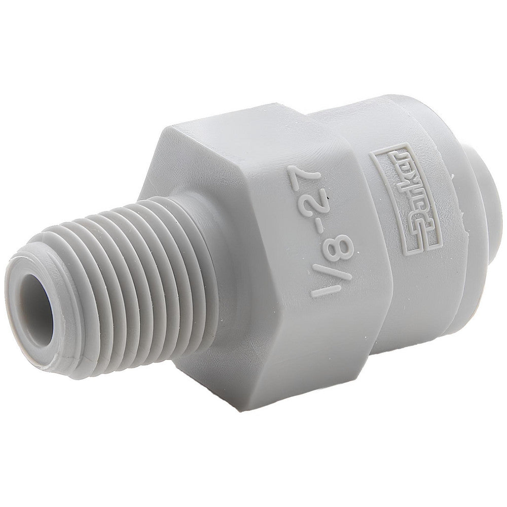 Parker A4MC2-MG Push-To-Connect Tube to Pipe Tube Fitting Connector, 1/8" Thread, 1/4" OD