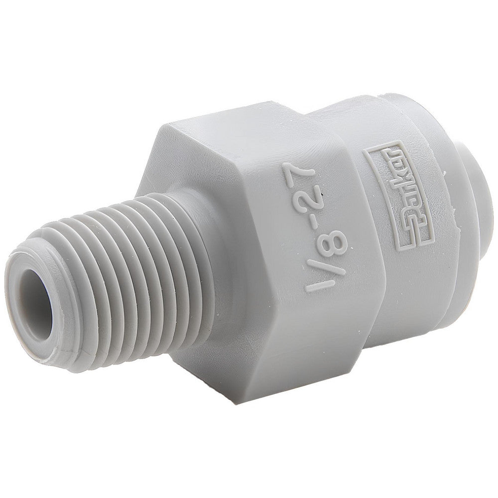 Parker A6MC2-MG Push-To-Connect Tube to Pipe Tube Fitting Connector, 1/8" Thread, 3/8" OD