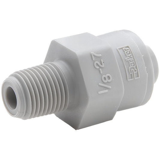 Parker A8MC6-MG Push-To-Connect Tube to Pipe Tube Fitting Connector, 3/8" Thread, 1/2" OD