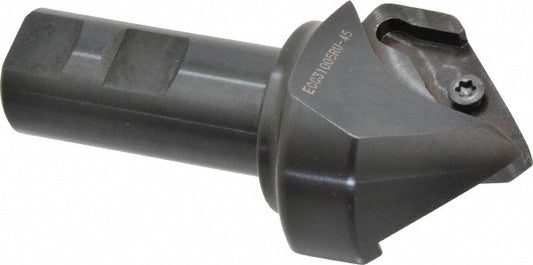 Tungaloy 6811811 45&deg Lead Angle, 1.846" to 2.205" Cut Dia, Indexable & Chamfer End Mill