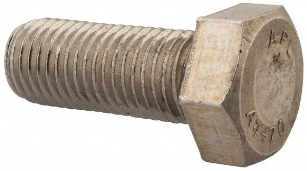 Value Collection HC3XX20050-001BX Hex Head Cap Screw M20 x 2.50 x 50 mm, Grade 316 & Austenitic Grade A4 Stainless Steel, Uncoated