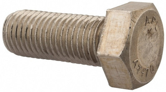 Value Collection HC3XX20050-001BX Hex Head Cap Screw M20 x 2.50 x 50 mm, Grade 316 & Austenitic Grade A4 Stainless Steel, Uncoated